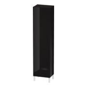 Duravit Armoire haute L-Cube individual, porte gauche, noir brillant