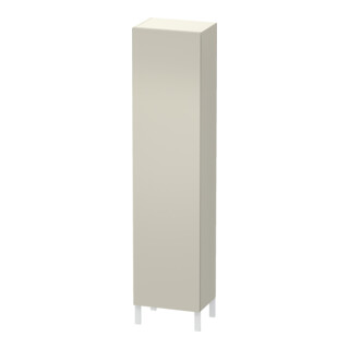 Duravit Armoire haute L-Cube individual, porte gauche, taupe supermat