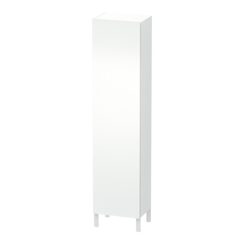 Duravit Armoire haute L-Cube individuelle, porte à gauche, blanc super mat