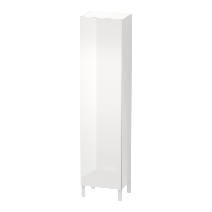 Duravit Armoire haute L-Cube individuelle, porte à gauche, blanc super mat