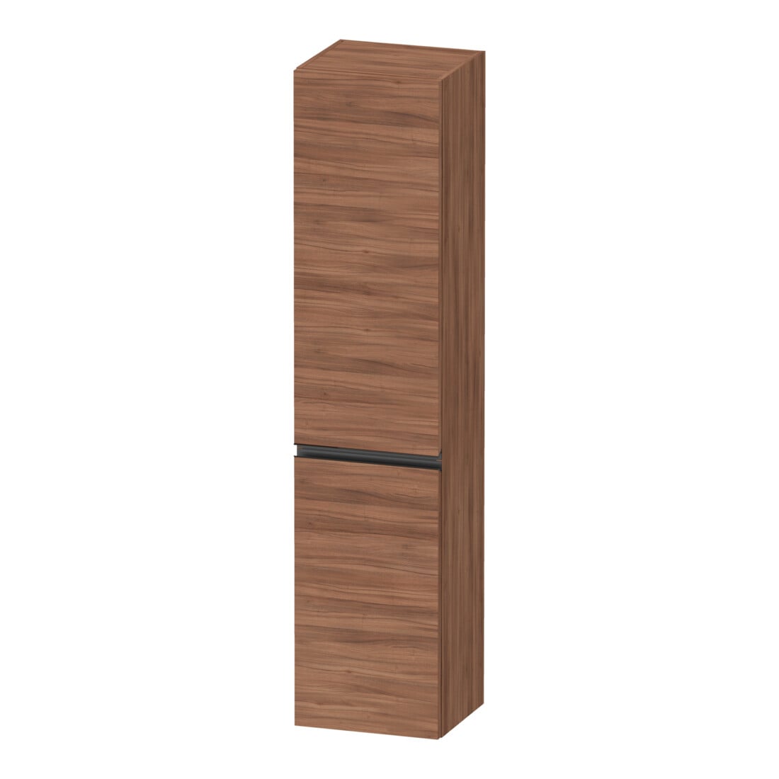 Duravit Armoire haute murale Sivida 40x177x37,4 cm, 3 étagères, noir mat, brillant, naturel