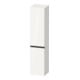 Duravit Armoire haute murale Sivida 40x177x37,4cm, 3 étag., noir, droite, blanc brillant-1