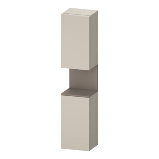 Duravit Armoire haute Qatego 40x36x176 cm, 2 portes, à droite, base avec poignée