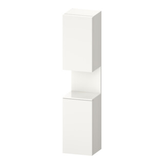Duravit Armoire haute Qatego 40x36x176 cm, 2 portes, à droite, blanc brillant/blanc mat