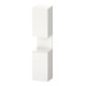Duravit Armoire haute Qatego 40x36x176 cm, 2 portes, à droite, blanc brillant/blanc mat-1