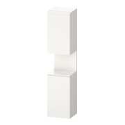 Duravit Armoire haute Qatego 40x36x176 cm, 2 portes, à droite, blanc brillant/blanc mat