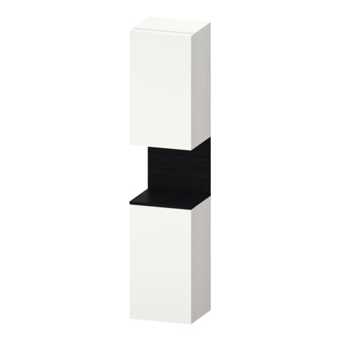 Duravit Armoire haute Qatego 40x36x176 cm, 2 portes, à droite, blanc/écru mat