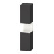 Duravit Armoire haute Qatego 40x36x176 cm, 2 portes, à droite, blanc/gris mat-1