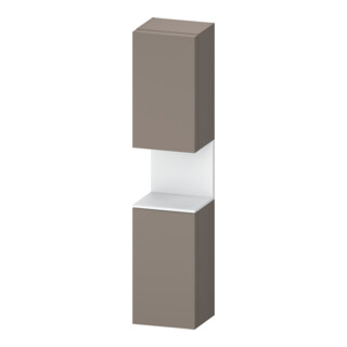 Duravit Armoire haute Qatego 40x36x176 cm, 2 portes, à droite, blanc mat