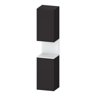 Duravit Armoire haute Qatego 40x36x176 cm, 2 portes, à droite, blanc mat avec poignée