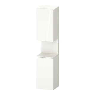 Duravit Armoire haute Qatego 40x36x176 cm, 2 portes, à droite, blanc mat/blanc brillant