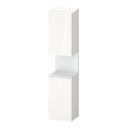 Duravit Armoire haute Qatego 40x36x176 cm, 2 portes, à droite, blanc mat/blanc brillant