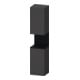 Duravit Armoire haute Qatego 40x36x176 cm, 2 portes, à droite, blanc mat/gris marbre-1