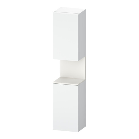 Duravit Armoire haute Qatego 40x36x176 cm, 2 portes, à droite, blanc mat/ma