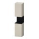 Duravit Armoire haute Qatego 40x36x176 cm, 2 portes, à droite, blanc/taupe mat-1