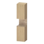 Duravit Armoire haute Qatego 40x36x176 cm, 2 portes, à droite, Ei Marmo/Ei Nat