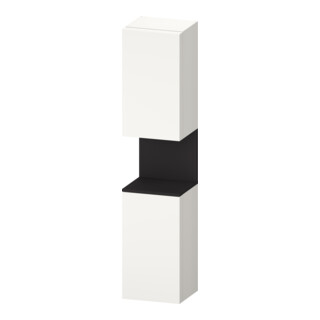 Duravit Armoire haute Qatego 40x36x176 cm, 2 portes, à droite, gris mat/blanc mat