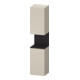 Duravit Armoire haute Qatego 40x36x176 cm, 2 portes, à droite, gris mat/taillé mat-1