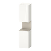 Duravit Armoire haute Qatego 40x36x176 cm, 2 portes, à droite, mat/blanc brillant