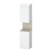 Duravit Armoire haute Qatego 40x36x176 cm, 2 portes, à droite, mat/blanc ma