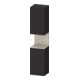 Duravit Armoire haute Qatego 40x36x176 cm, 2 portes, à droite, taupe/gris mat-1