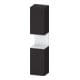 Duravit Armoire haute Qatego 40x36x176 cm, 2 portes, à gauche, blanc mat avec poignée-1