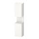 Duravit Armoire haute Qatego 40x36x176 cm, 2 portes, à gauche, blanc mat/blanc brillant-1