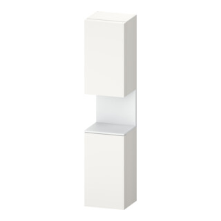 Duravit Armoire haute Qatego 40x36x176 cm, 2 portes, à gauche, blanc mat/blanc mat