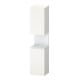 Duravit Armoire haute Qatego 40x36x176 cm, 2 portes, à gauche, blanc mat/blanc mat-1
