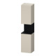 Duravit Armoire haute Qatego 40x36x176 cm, 2 portes, à gauche, blanc/taupe mat-1