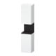 Duravit Armoire haute Qatego 40x36x176 cm, 2 portes, à gauche, gris/blanc mat-1