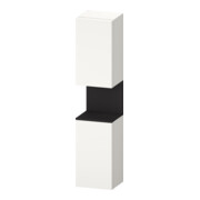 Duravit Armoire haute Qatego 40x36x176 cm, 2 portes, à gauche, gris/blanc mat