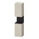 Duravit Armoire haute Qatego 40x36x176 cm, 2 portes, à gauche, gris mat-1