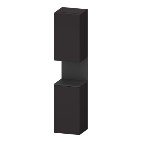 Duravit Armoire haute Qatego 40x36x176 cm, 2 portes, à gauche, gris mat/Grap matt