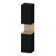 Duravit Armoire haute Qatego 40x36x176 cm, 2 portes, à gauche, œuf naturel/œuf noir-1