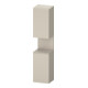 Duravit Armoire haute Qatego 40x36x176 cm, 2 portes, à gauche, taupe mat-1