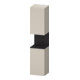 Duravit Armoire haute Qatego 40x36x176 cm, 2 portes, B, à gauche, gris/mat-1