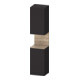 Duravit Armoire haute Qatego 40x36x176 cm, 2 portes, blanc, à droite, gris mat-1