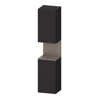 Duravit Armoire haute Qatego 40x36x176 cm, 2 portes, blanc, à droite, mat