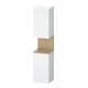 Duravit Armoire haute Qatego 40x36x176 cm, 2 portes, blanc, à droite, mat-1