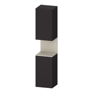 Duravit Armoire haute Qatego 40x36x176 cm, 2 portes, blanc, à gauche, mat