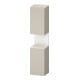 Duravit Armoire haute Qatego 40x36x176 cm, 2 portes, blanc, avec miroir-1