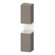 Duravit Armoire haute Qatego 40x36x176 cm, 2 portes, blanc, avec miroir intégré-1