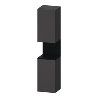 Duravit Armoire haute Qatego 40x36x176 cm, 2 portes, blanc/gris mat