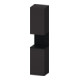 Duravit Armoire haute Qatego 40x36x176 cm, 2 portes, blanc/gris mat-1