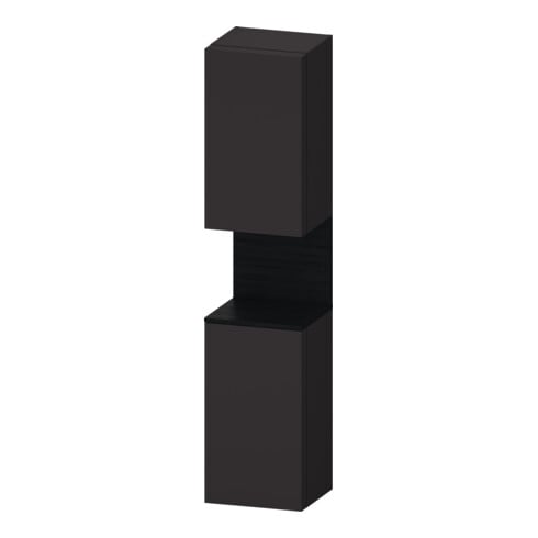 Duravit Armoire haute Qatego 40x36x176 cm, 2 portes, blanc/gris mat