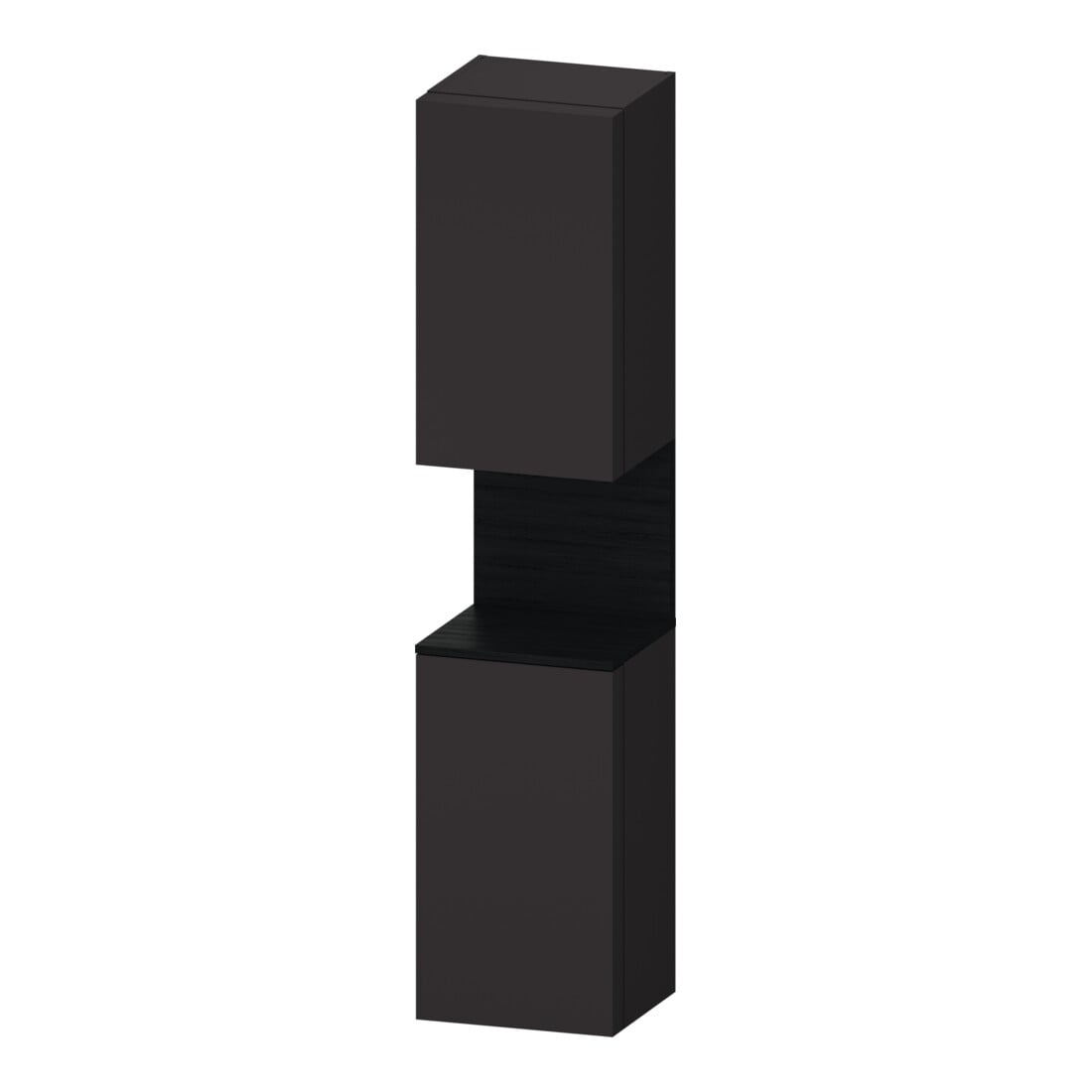 Duravit Armoire haute Qatego 40x36x176 cm, 2 portes, blanc/gris mat