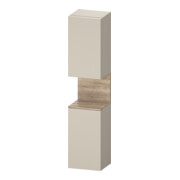 Duravit Armoire haute Qatego 40x36x176 cm, 2 portes, blanc, mat