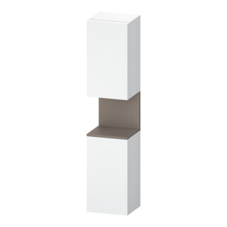 Duravit Armoire haute Qatego 40x36x176 cm, 2 portes, blanc mat