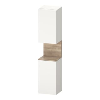 Duravit Armoire haute Qatego 40x36x176 cm, 2 portes, blanc mat